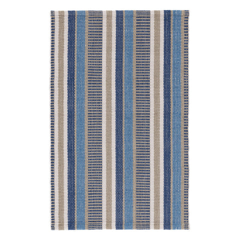 Always Greener Blue/Grey Handwoven Indoor/Outdoor Rug