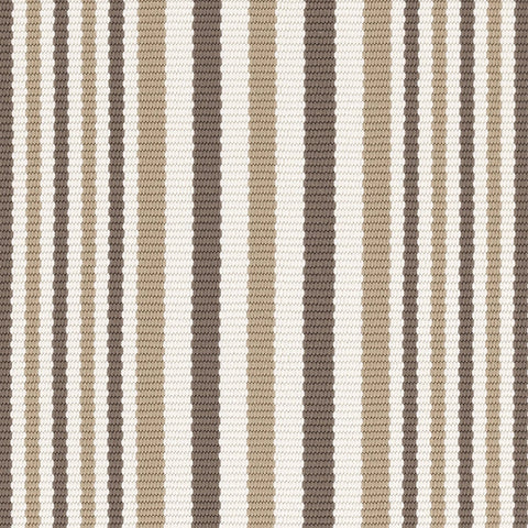 Lyndon Stripe Khaki Woven Indoor/Outdoor Custom Rug Swatch