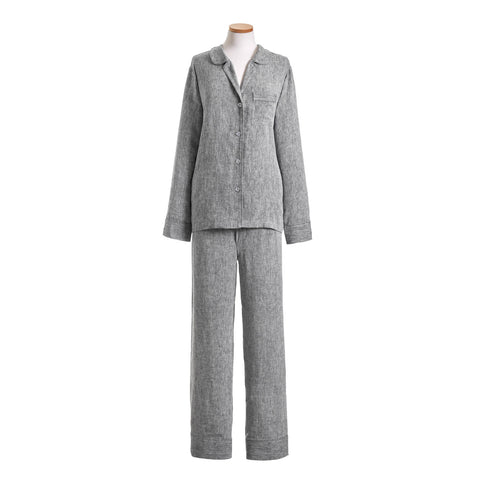 Lush Linen Black Pajama