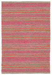 Sooner Than Later Handwoven Indoor/Outdoor Rug | Pink