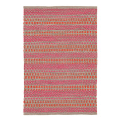 Sooner Than Later Pink Handwoven Indoor/Outdoor Rug