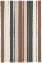 Elliot Handwoven Cotton Rug | Brown