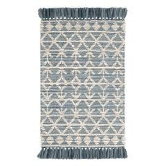 Pembrook Blue Handwoven Wool Rug