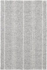 Melange Stripe Handwoven Indoor/Outdoor Rug | Grey/Ivory