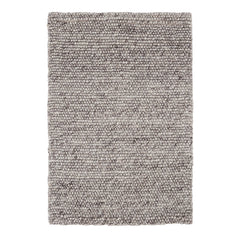 Niels Grey Handwoven Wool/Viscose Rug