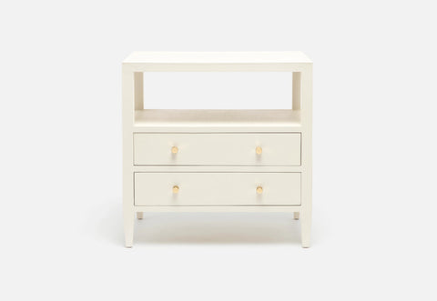 Jarin White Double Nightstand