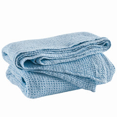 Bubble Soft Blue Matelasse Coverlet