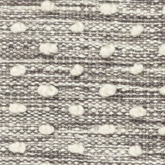 Hobnail Grey Handwoven Performance Rug Swatch