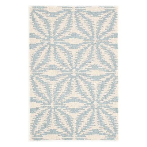 Aster Sky Hand Micro Hooked Wool Rug