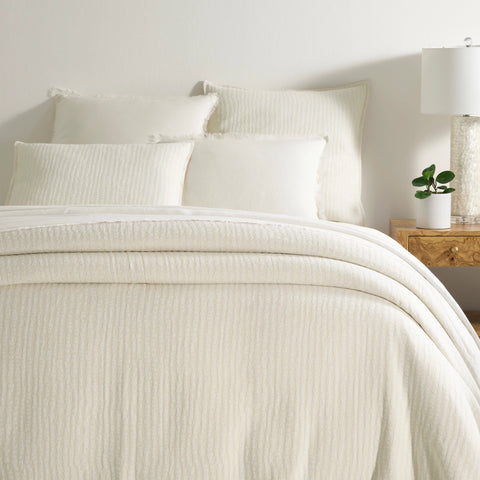 Shepherd Ivory Matelasse Coverlet