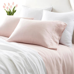 Lush Linen Slipper Pink Sheet Set