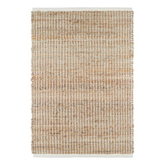 Gridwork Ivory Handwoven Jute Rug