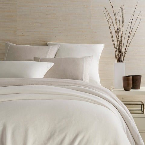 Lush Linen Ivory Duvet Cover