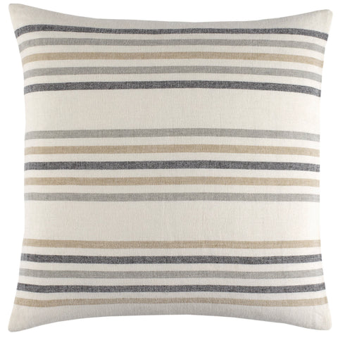 Ellison Stripe Linen Chenille Ivory Sham