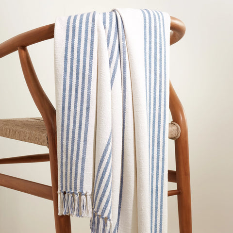 Ibiza French Blue Throw