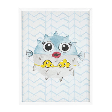 Diva Blowfish Wall Art