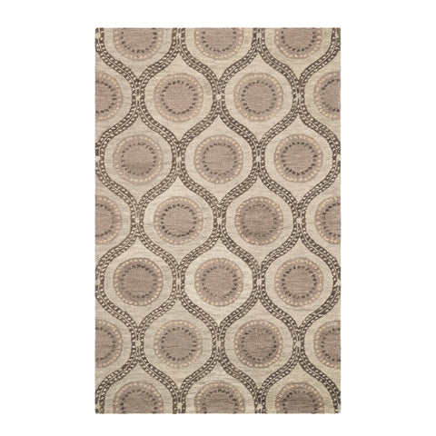 Medallion Grey Hand Tufted Wool Rug