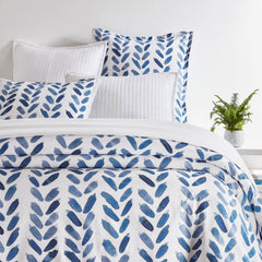 Blue Brush Duvet Cover