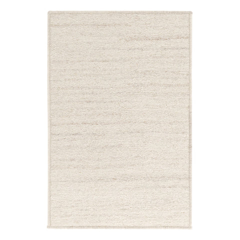 Barlow Ivory Woven Wool Custom Rug