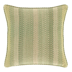 Nip Tuk Linen Green/Natural Decorative Pillow Cover