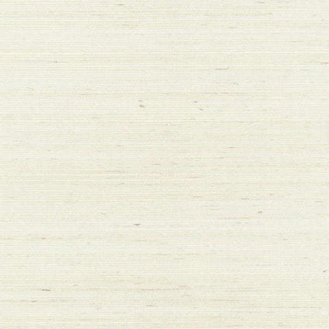 Samoa Silver Grasscloth Wallpaper Swatch