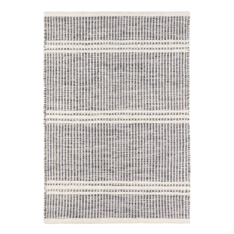 Malta Grey Handwoven Wool Rug