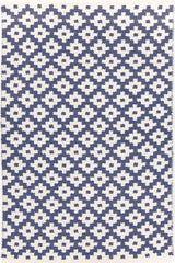 Samode Handwoven Indoor/Outdoor Rug | Denim/Ivory