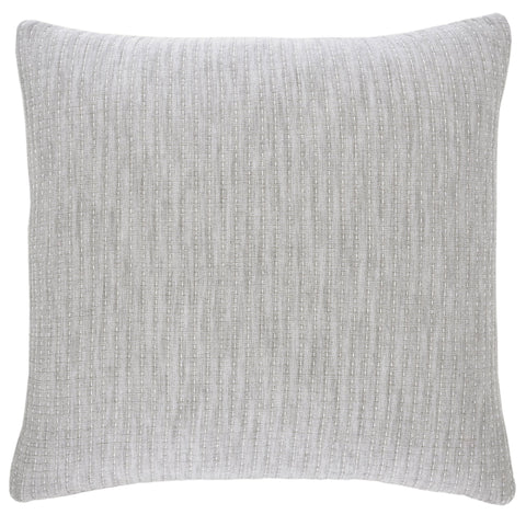 Pick Stitch Grey Matelasse Sham