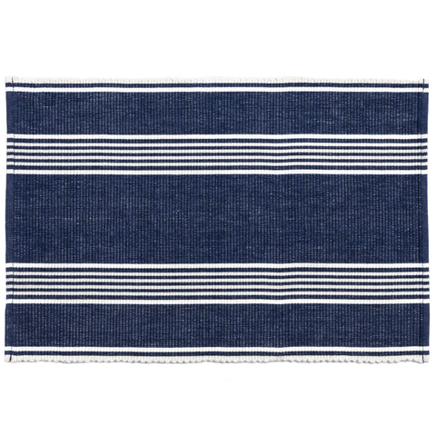 Bistro Stripe Indigo Placemat Set of 4