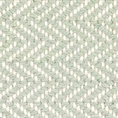 Herringbone Ocean Handwoven Cotton Rug Swatch