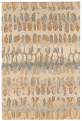 Paint Chip Hand Micro Hooked Wool Rug | Natural