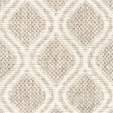 Jude Dove Grey Woven Wool Custom Rug Swatch