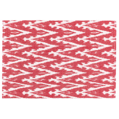 Ikat Woven Red Placemat Set of 4