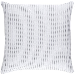 Pick Stitch White Matelasse Sham