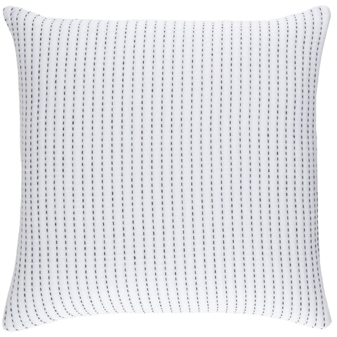 Pick Stitch White Matelasse Sham