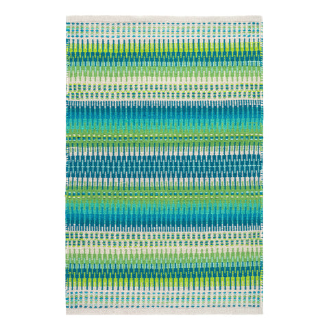 Folly Blue/Green Handwoven Indoor/Outdoor Rug