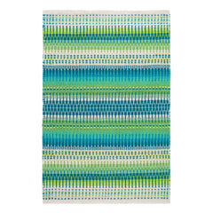 Folly Blue/Green Handwoven Indoor/Outdoor Rug