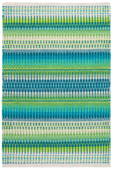 Folly Handwoven Indoor/Outdoor Rug | Blue/Green