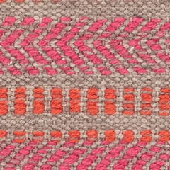 Sooner Than Later Pink Handwoven Indoor/Outdoor Rug Swatch