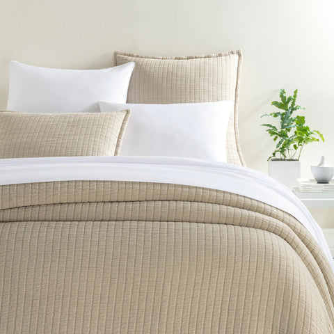 Boyfriend Sand Matelasse Coverlet