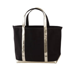 City Canvas Black/Gold Tote Bag