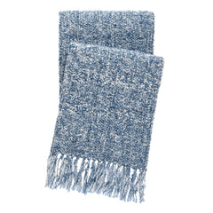 Boucle Navy Throw