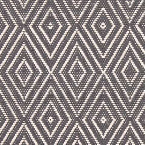 Diamond Graphite/Ivory Handwoven Indoor/Outdoor Rug Swatch