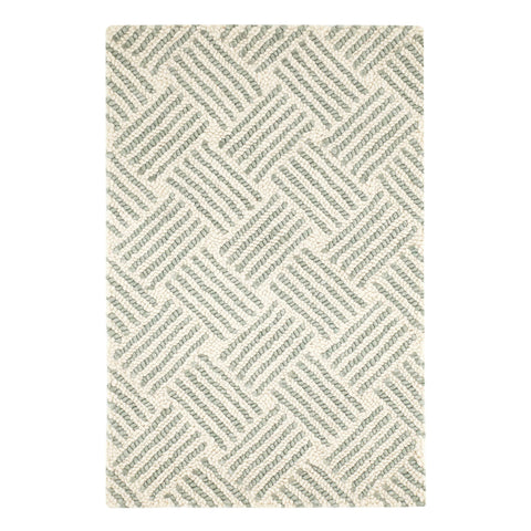 Layers Desert Sage Hand Hooked Wool Rug