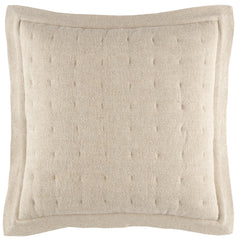 Jonah Linen Natural Quilted Sham