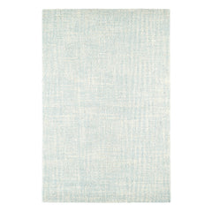 Crosshatch Sky Hand Micro Hooked Wool Rug