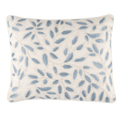 Amelia Embroidered Decorative Pillow | Ivory