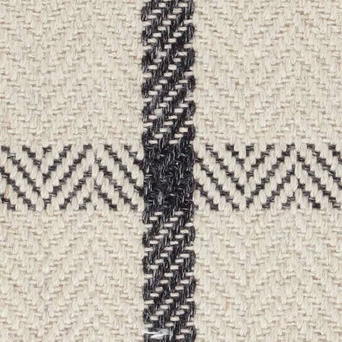 Jackson Beige/Charcoal Woven Wool Custom Rug Swatch With Attached Rug Pad