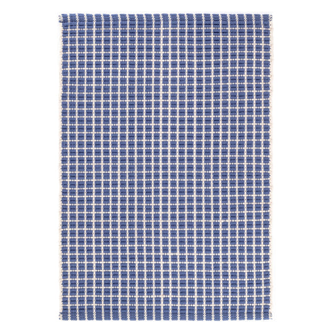 Gridiron Denim Handwoven Indoor/Outdoor Rug