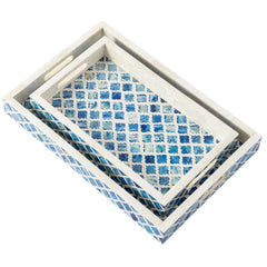 Blue Bone Inlay Tray